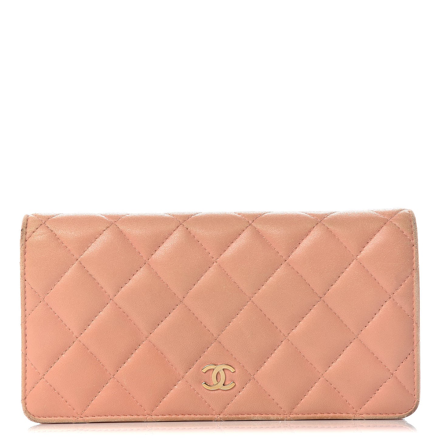 Lambskin Quilted Yen Wallet