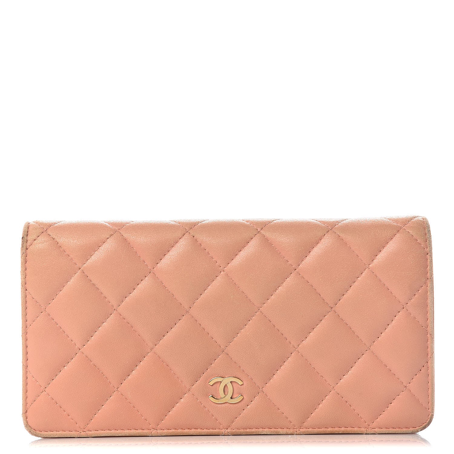 Chanel Lambskin Quilted Yen Wallet 1 of 18