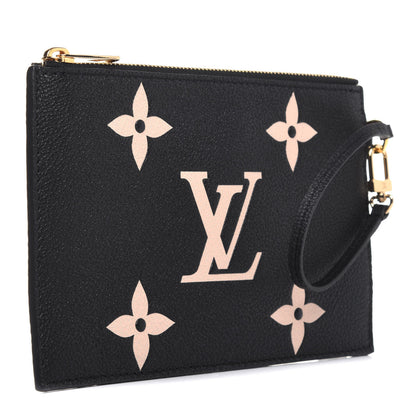 Louis Vuitton Empreinte Monogram Giant Neonoe MM Pochette Black Beige 3 of 9