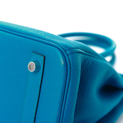 Hermes Togo Verso Birkin 30 Bleu Zanzibar Malachite 8 of 11