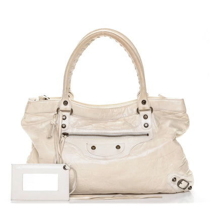 Balenciaga Chevre Classic Hardware Purse White 1 of 9