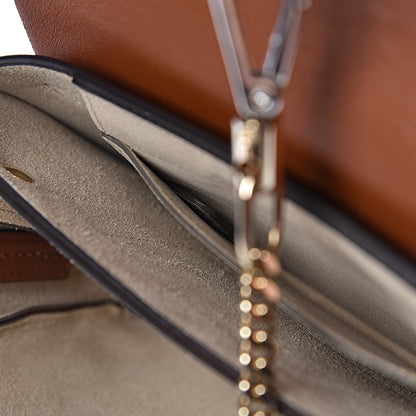 Chloe Suede Calfskin Small Faye Shoulder Bag Tobacco 7 of 10