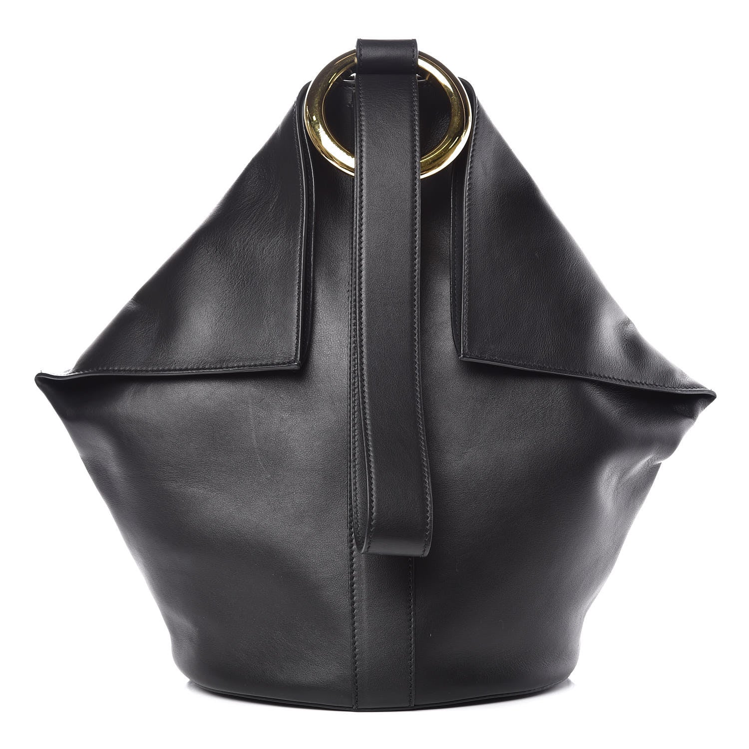 Alexander McQueen Calfskin Butterfly Bag Black 1 of 11