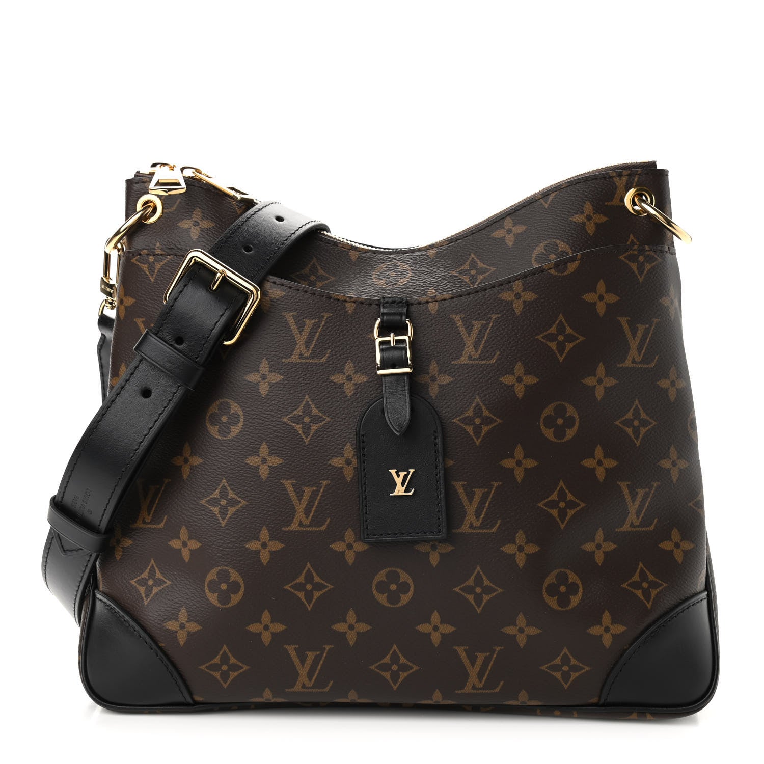 Louis Vuitton Monogram Odeon MM Black 1 of 8