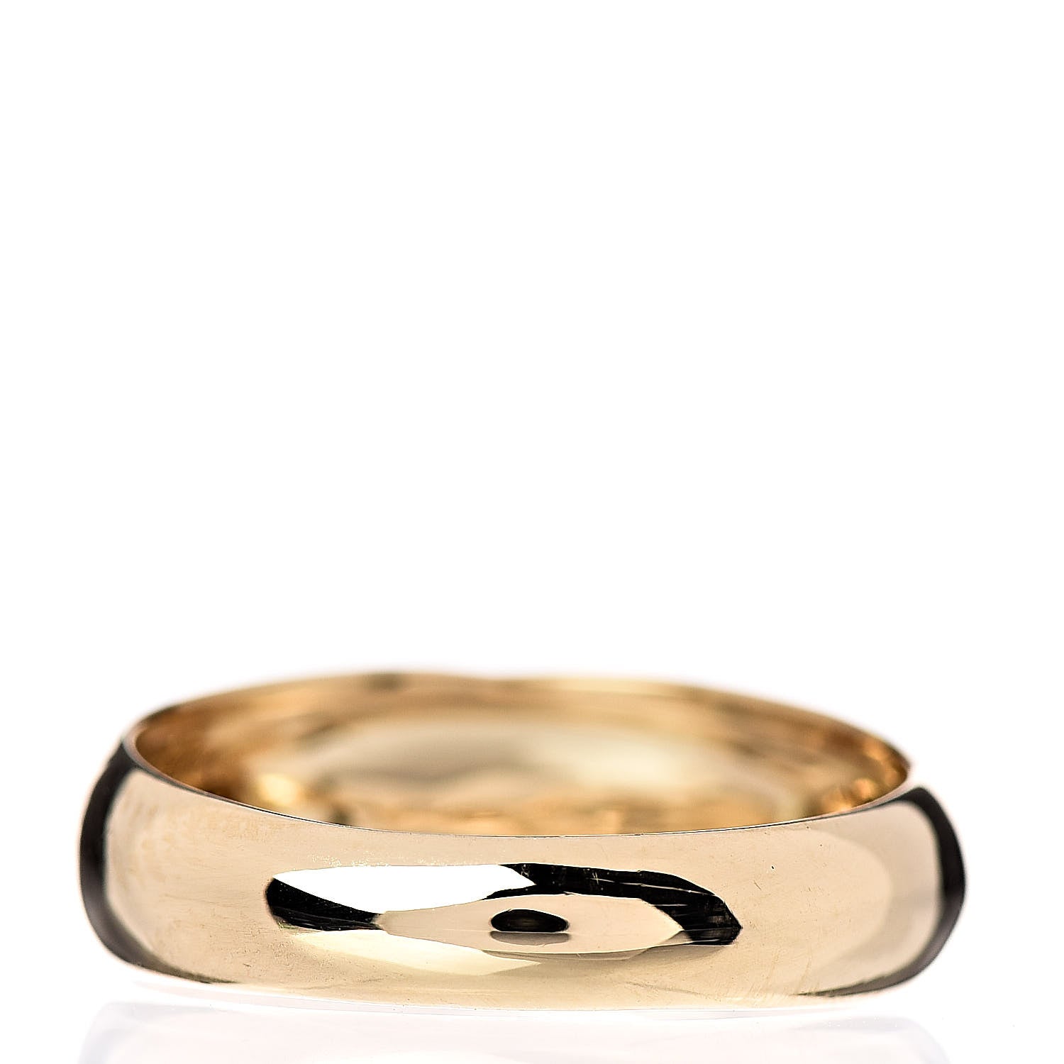 Tiffany 18K Yellow Gold Elsa Peretti Heart Ring 53 6.5 4 of 5