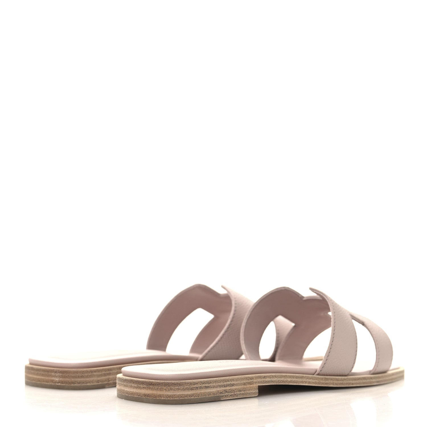 Hermes Epsom Oran Sandals 36 Rose Porcelaine 5 of 10