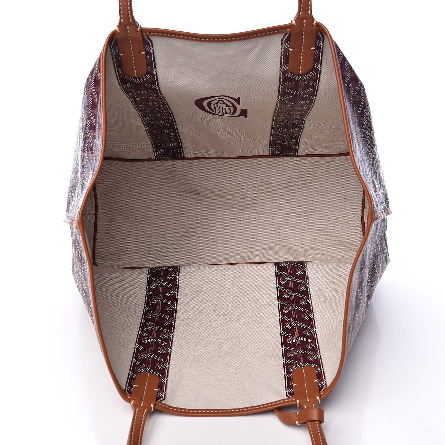 Goyard Goyardine Reversible Anjou PM Burgundy 10 of 18