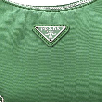 Prada Nylon Re-Edition 2005 Shoulder Bag Menta 9 of 14