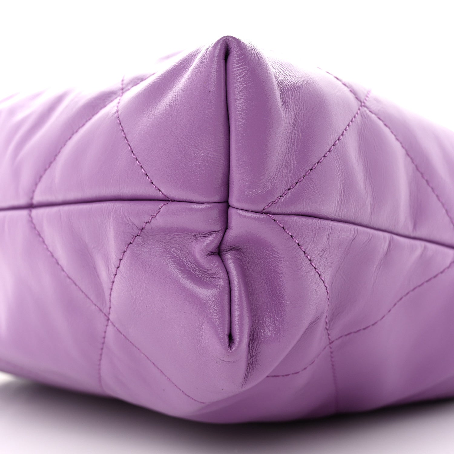 Chanel Shiny Calfskin Quilted Small Chanel 22 Purple 11 of 13