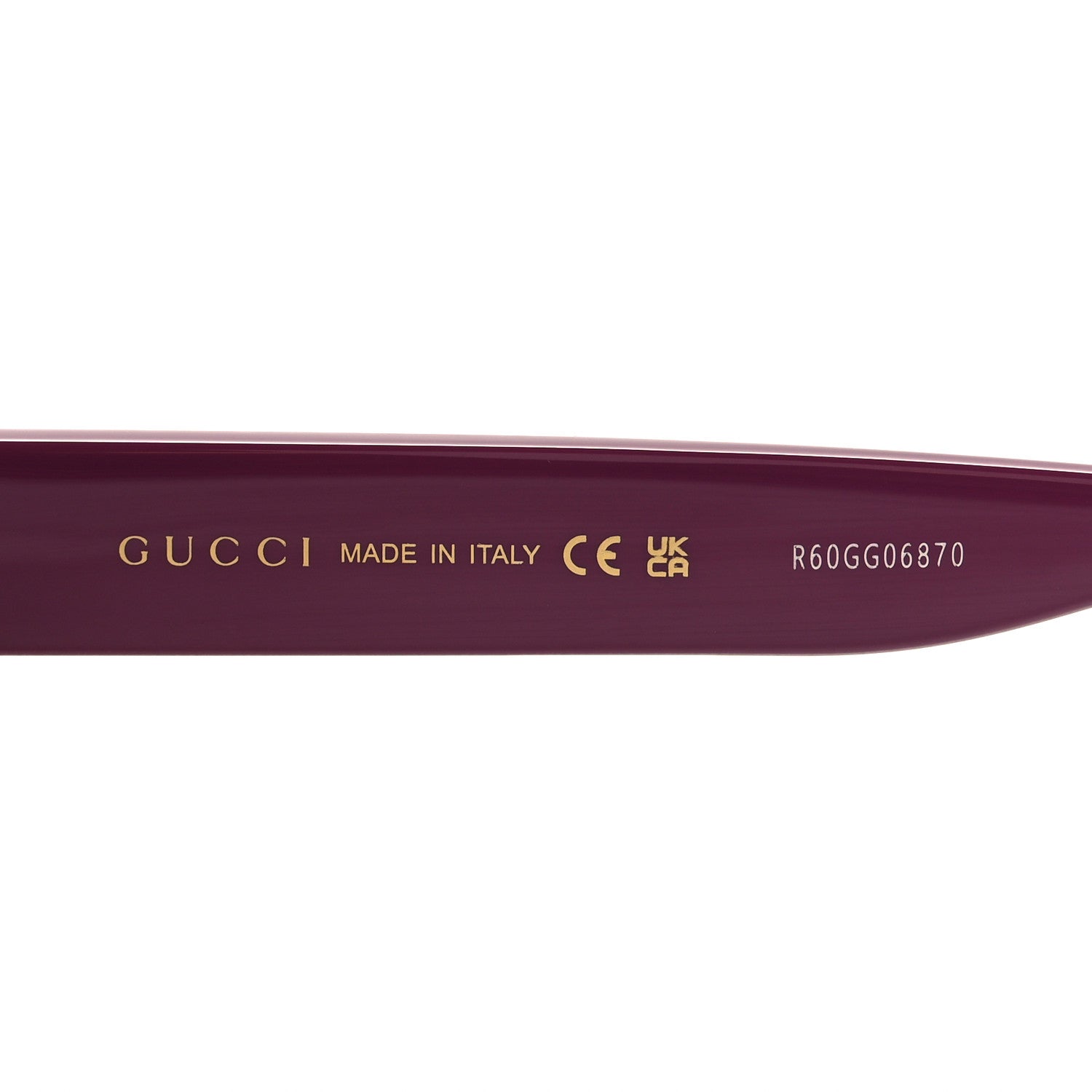 Gucci Acetate Square Frame Sunglasses GG1337S Purple 5 of 7