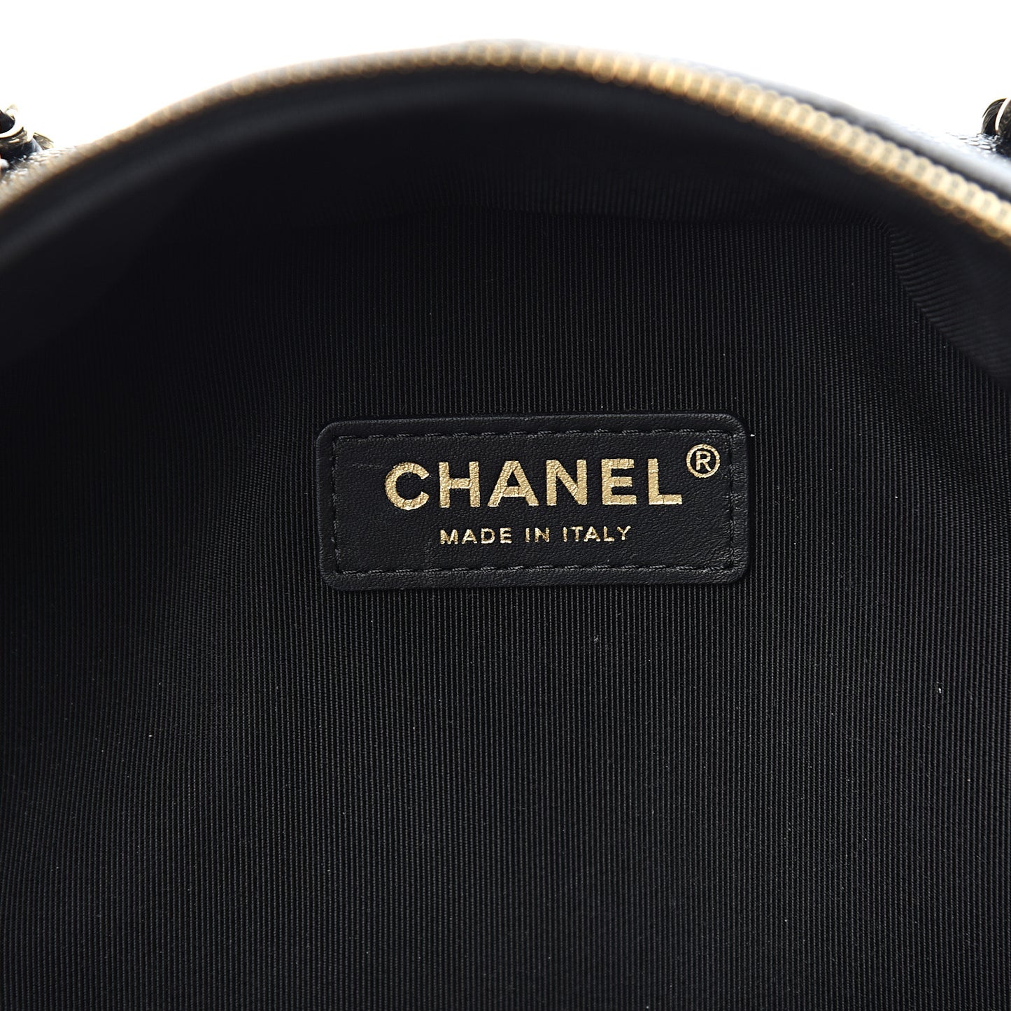 Caviar Quilted Medium Zip Around Backpack Black