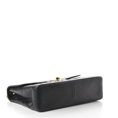 Chanel Lambskin Quilted Jumbo Single Flap Black 4 of 10
