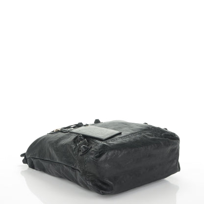 Balenciaga Agneau Giant Brogues Hardware Day Hobo Black 4 of 7