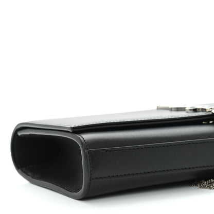 Saint Laurent Calfskin Classic Monogram Tassel Clutch Black 9 of 10
