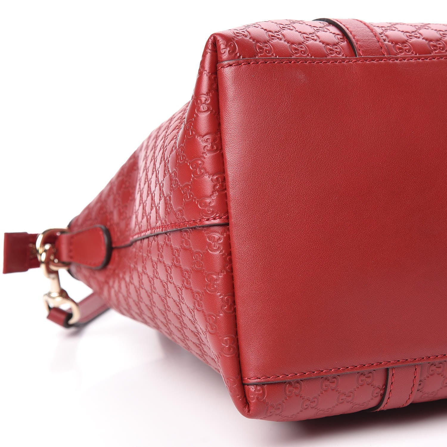 Gucci Soft Microguccissima Dome Satchel Red 9 of 10