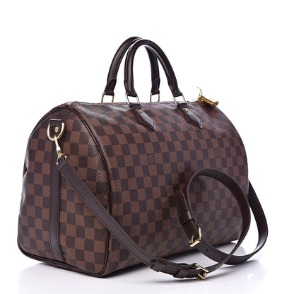 Louis Vuitton Damier Ebene Speedy Bandouliere 35 3 of 12