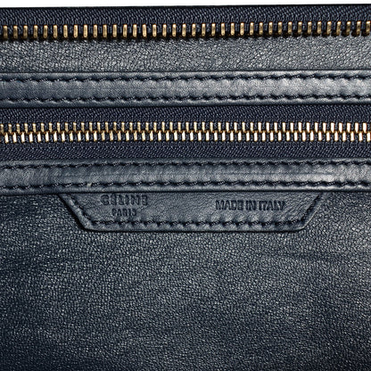 Celine Smooth Calfskin Shoulder Luggage Navy 7 of 8