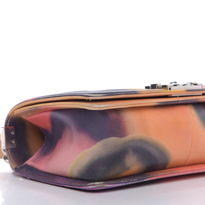 Chanel Printed Lambskin Quilted Medium Flower Power Boy Flap 7 of 10