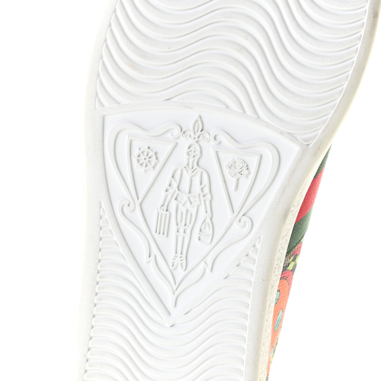 X DISNEY GG Supreme Monogram Web Donald Duck Womens Ace Sneakers 36 Beige New Acero Orange