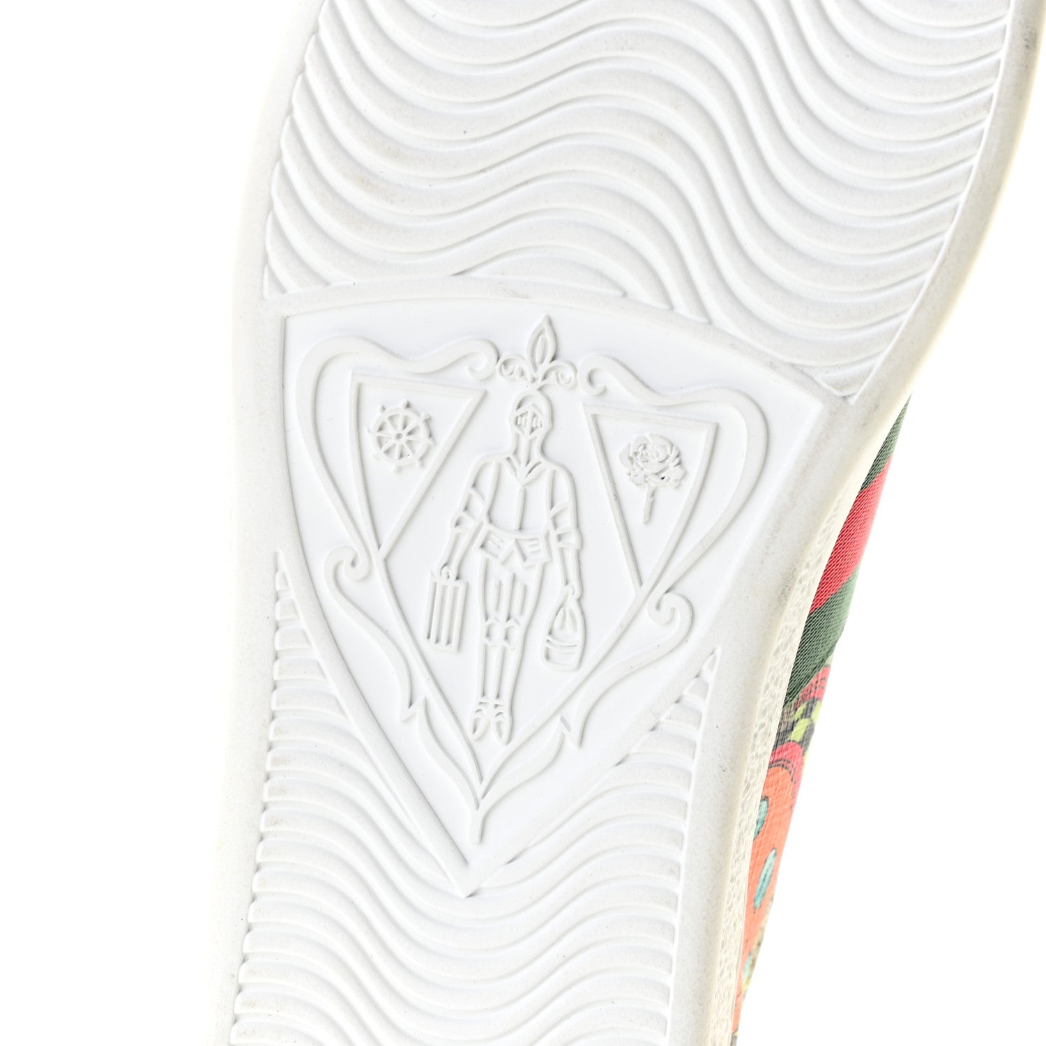 Gucci X DISNEY GG Supreme Monogram Web Donald Duck Womens Ace Sneakers 36 Beige New Acero Orange 11 of 12