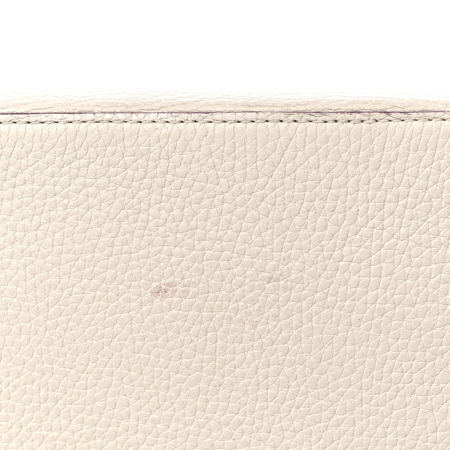 Taurillon Capucines MM Blanc Casse