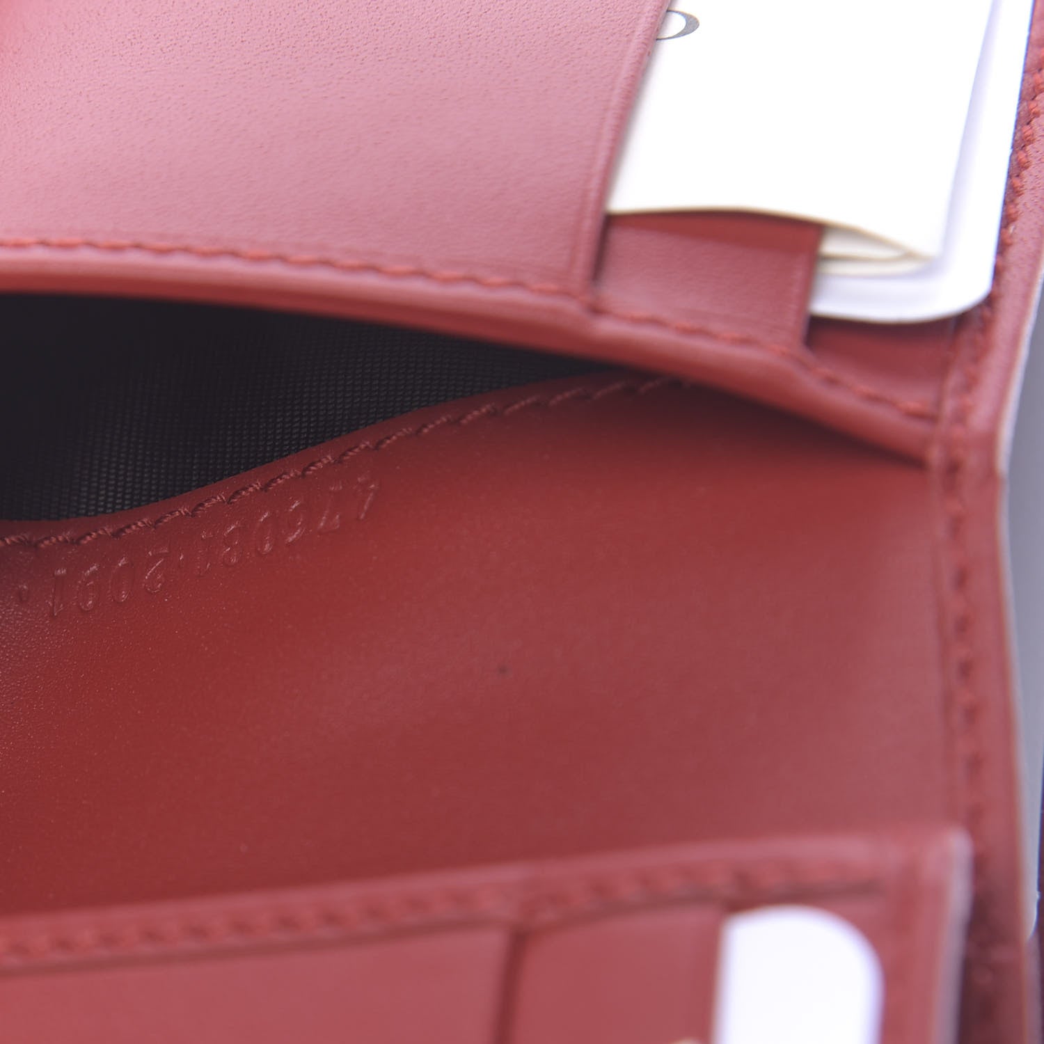 Gucci Calfskin Sylvie Wallet Hibiscus Red 7 of 8