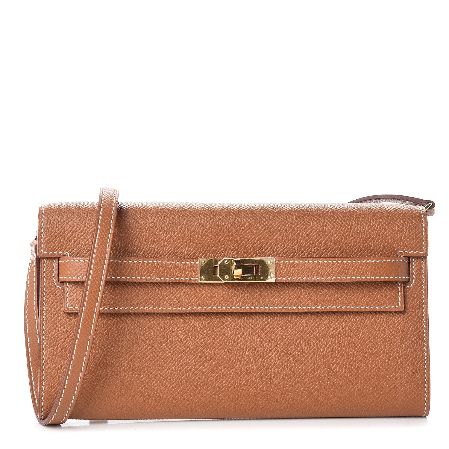 Hermes Epsom Kelly Wallet To Go Gold 1 of 9