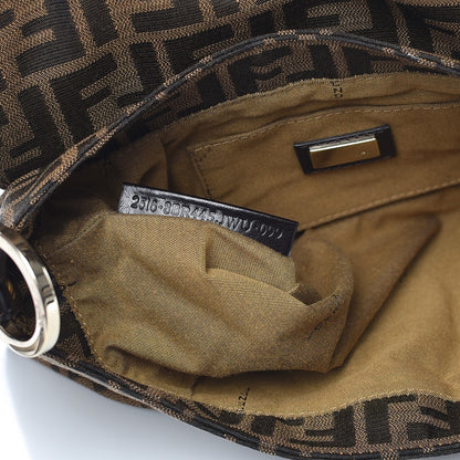 Fendi Zucca Small Chef Shoulder Bag Tobacco 7 of 7
