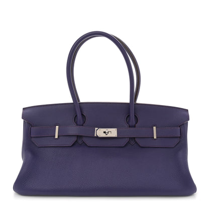 Hermes Taurillon Clemence JPG Birkin II 42 Iris 1 of 12