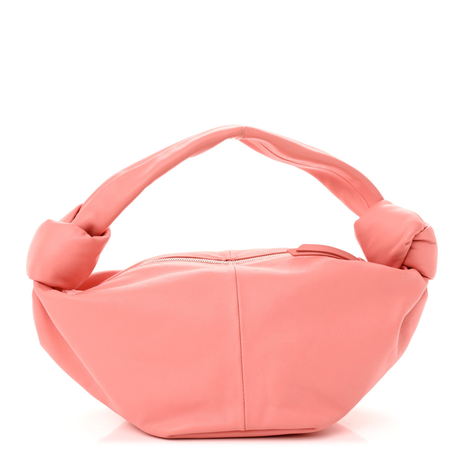 Bottega Veneta Calfskin Mini Double Knot Bag Peach 1 of 10