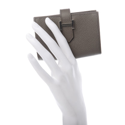 Hermes Epsom Mini Bearn Wallet Etain 2 of 8