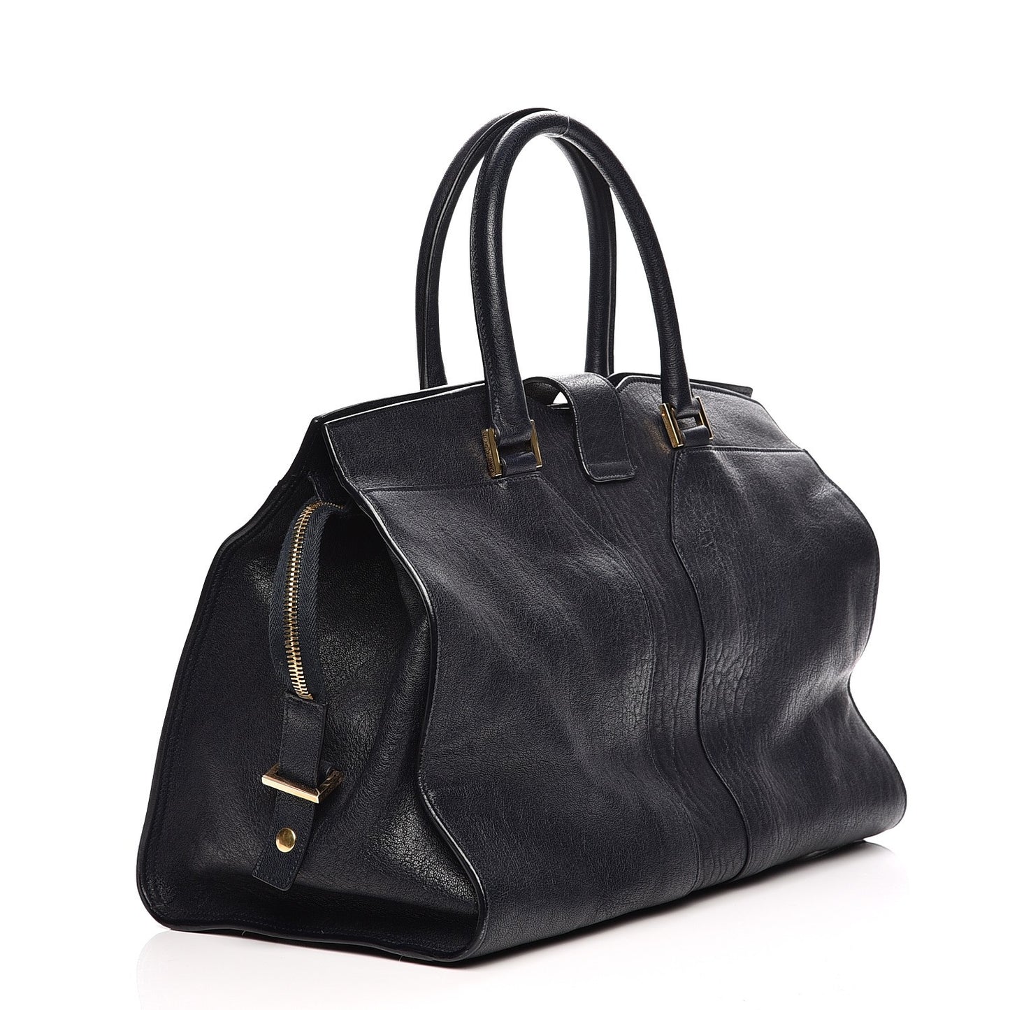Sheepskin Medium Cabas ChYc Navy