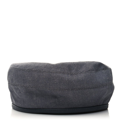 Hermes Denim Saint Honore Beret 57 Gris Plomb Ardoise 3 of 7