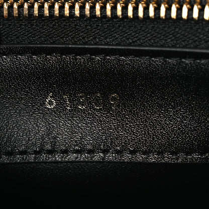 Celine Satinated Calfskin Small 16 Top Handle Bag Black 10 of 15