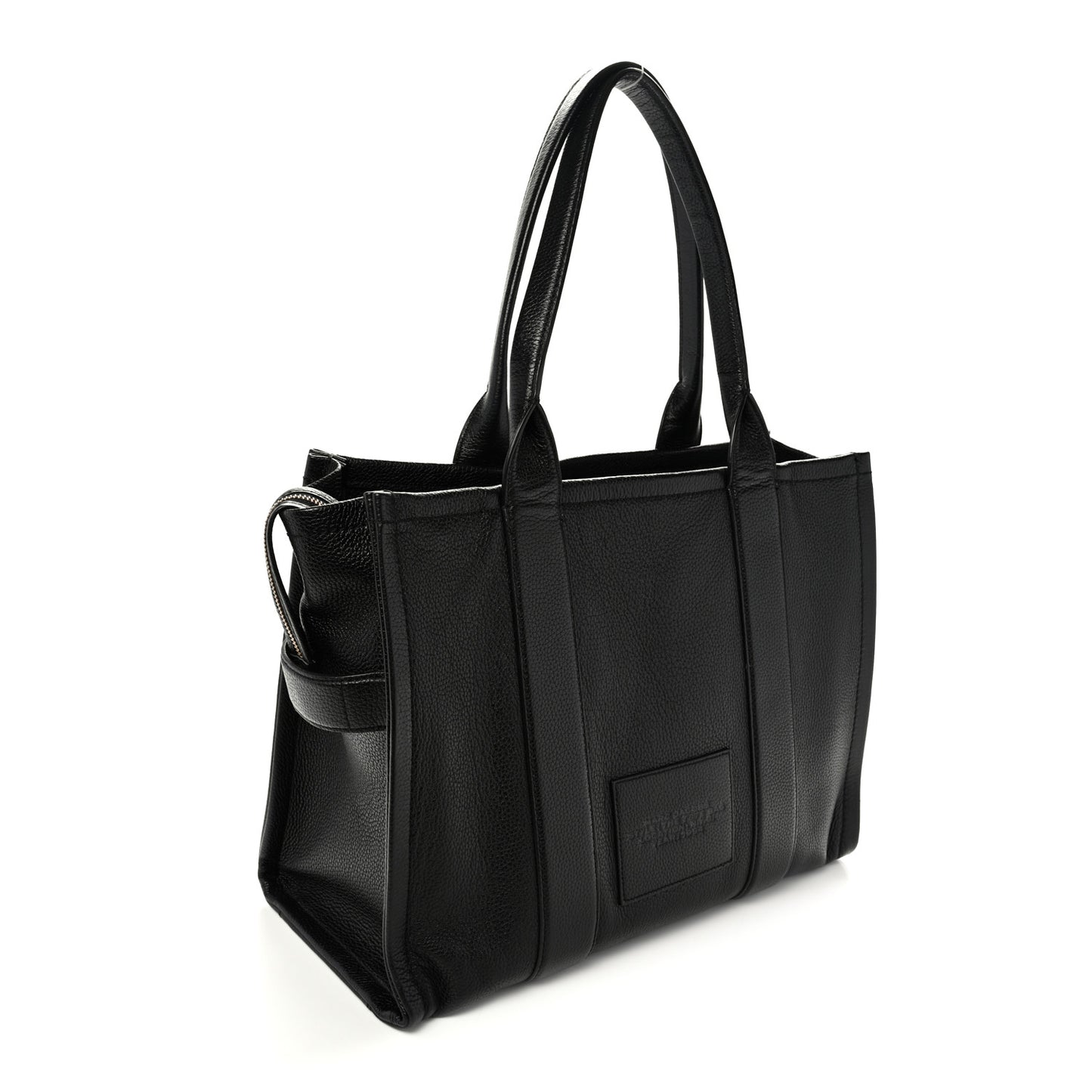 Grained Calfskin Large The Tote Bag Black
