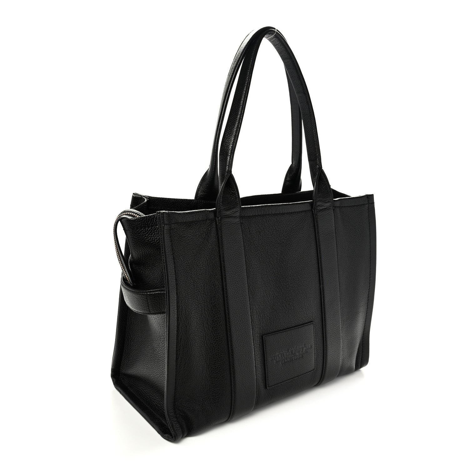 Marc Jacobs Grained Calfskin Large The Tote Bag Black 3 of 11