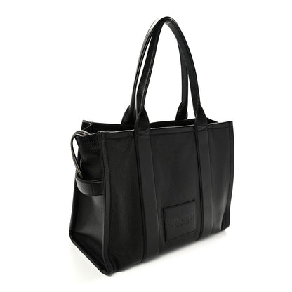 Marc Jacobs Grained Calfskin Large The Tote Bag Black 3 of 11