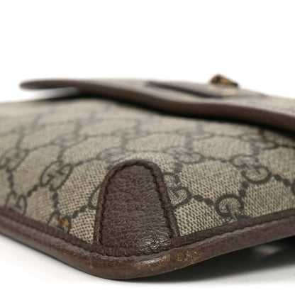 Gucci GG Supreme Monogram Neo Vintage Web Belt Bag Brown 9 of 10