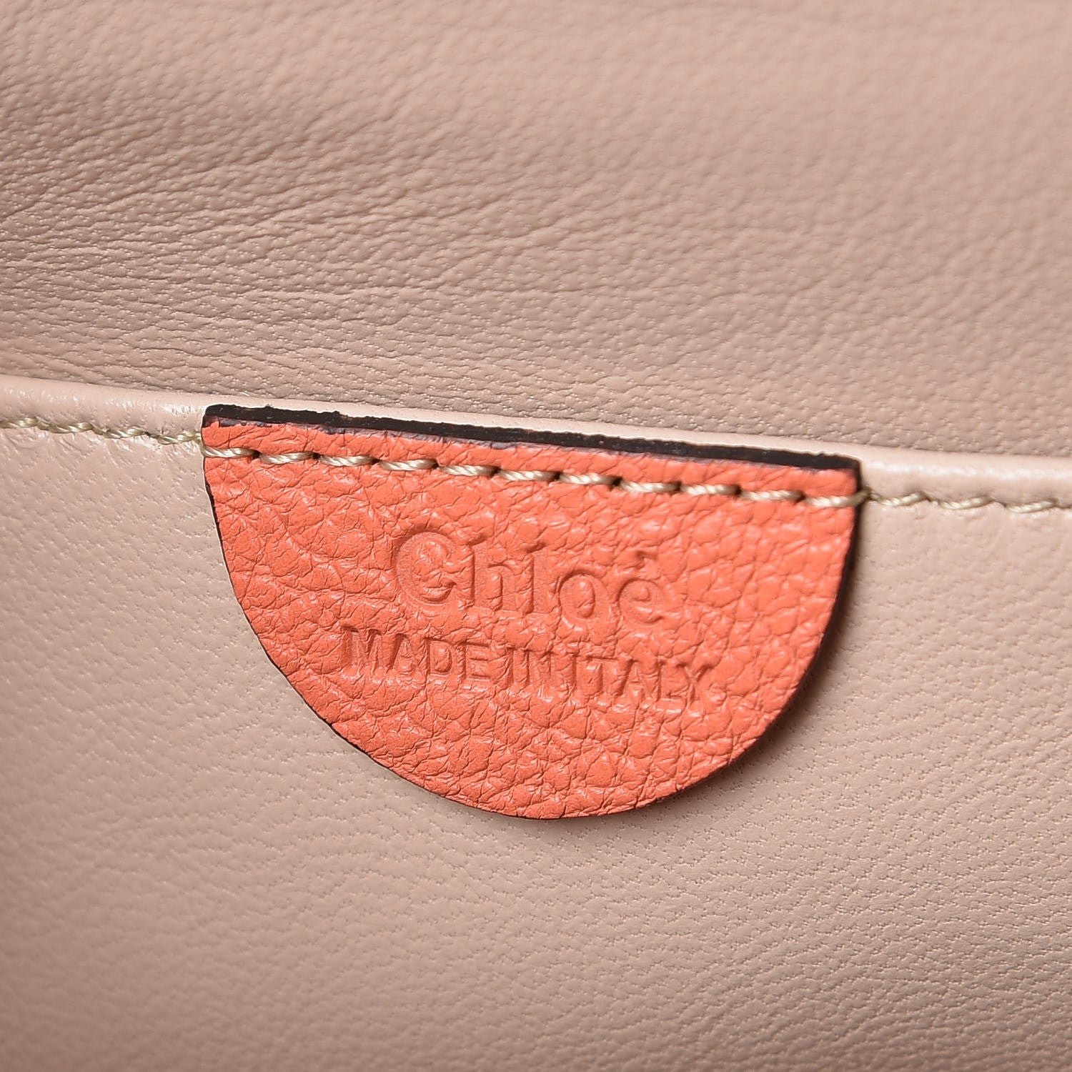 Chloe Goatskin Small Elsie Shoulder Bag Coral Pop 6 of 7