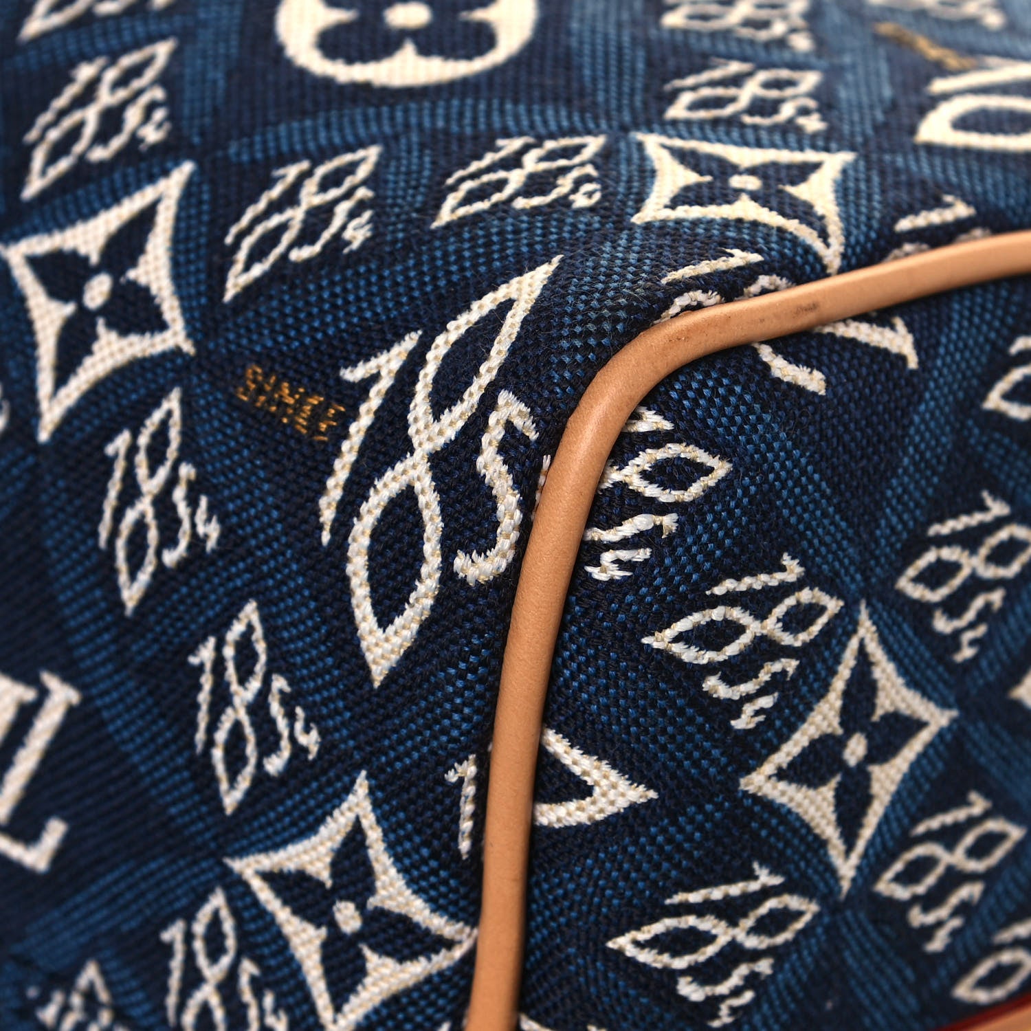 Louis Vuitton Jacquard Since 1854 Speedy Bandouliere 25 Blue 9 of 13