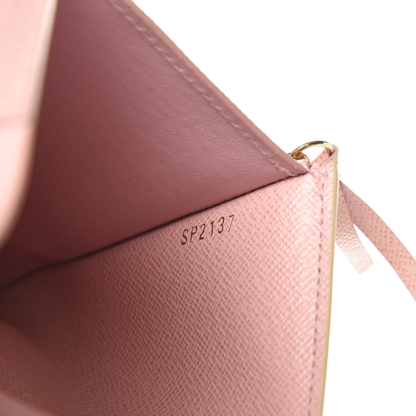 Damier Azur Victorine Wallet Rose Ballerine