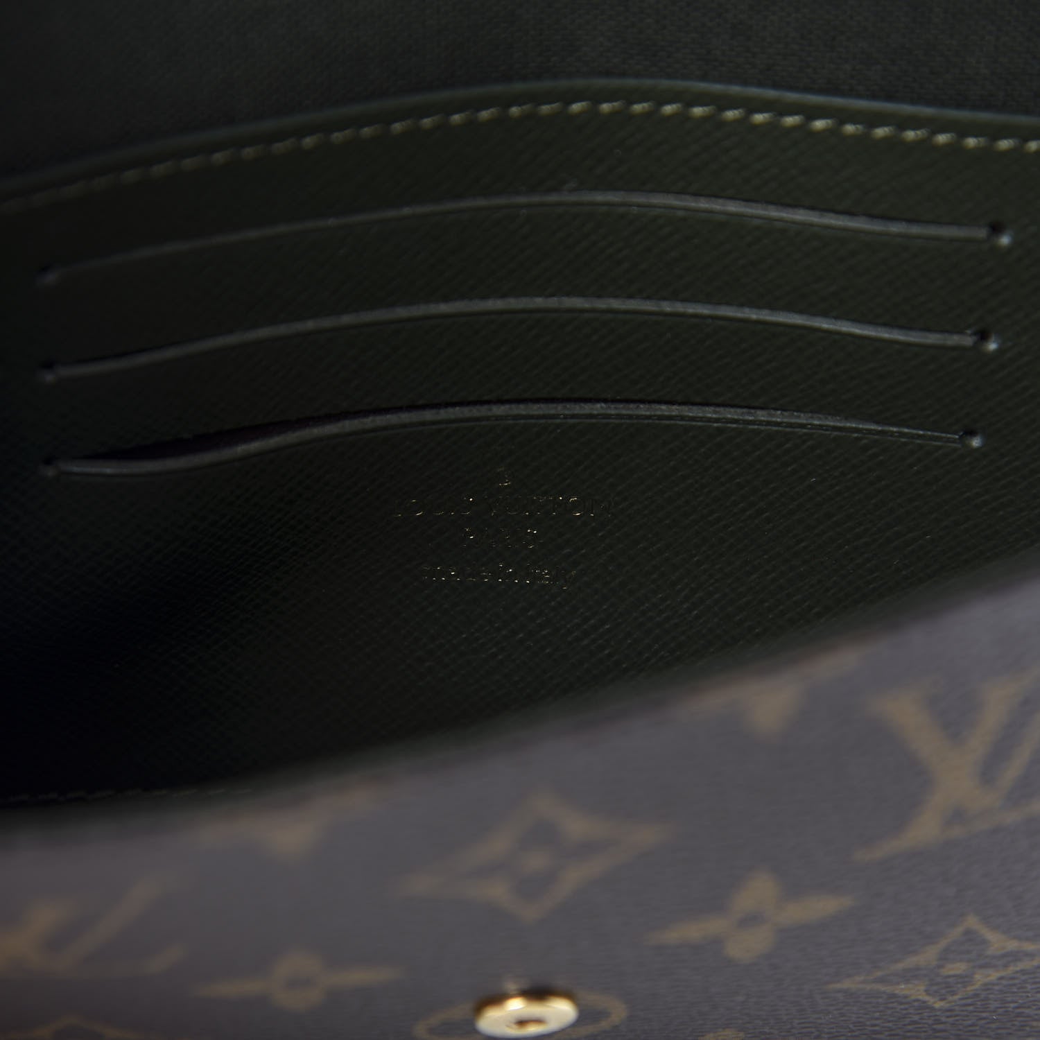 Louis Vuitton Monogram Felicie Strap & Go Felicie Pochette Kaki 8 of 9