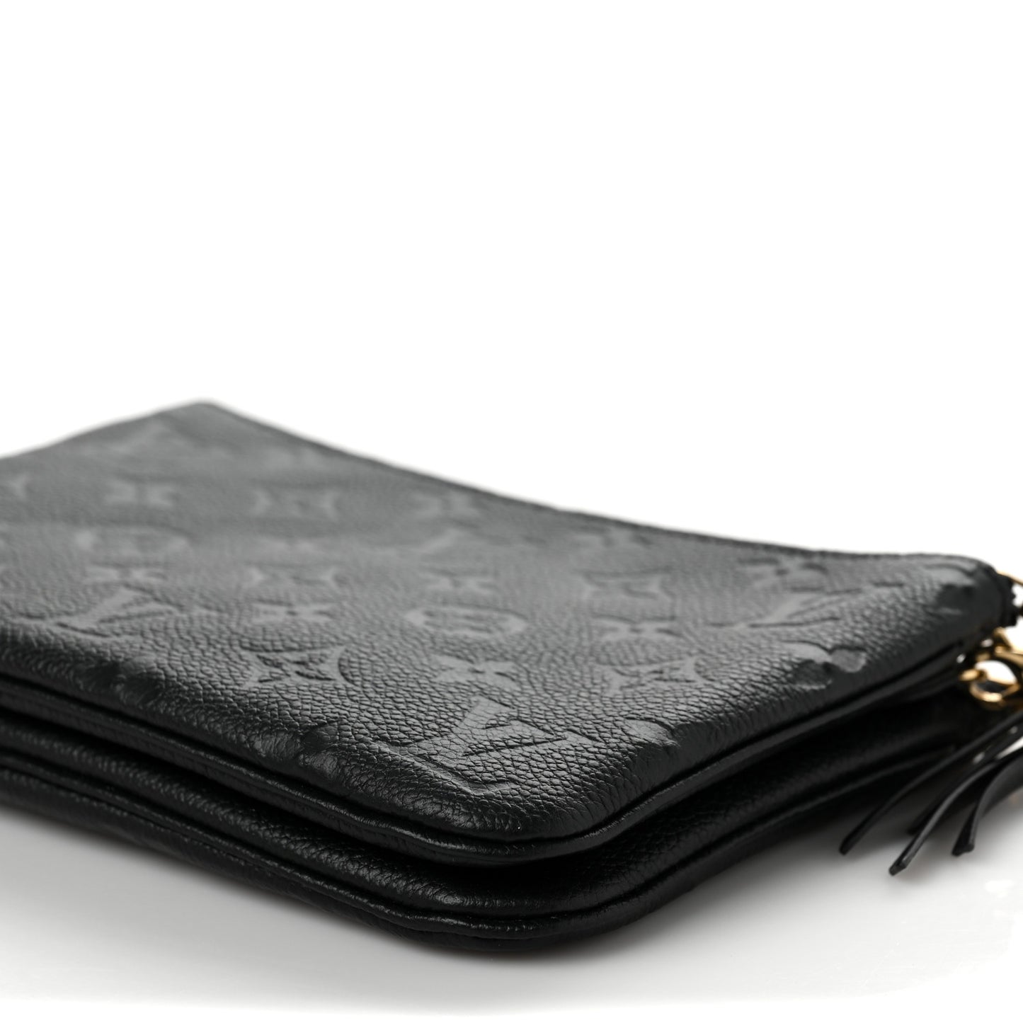 Empreinte Double Zip Pochette Black