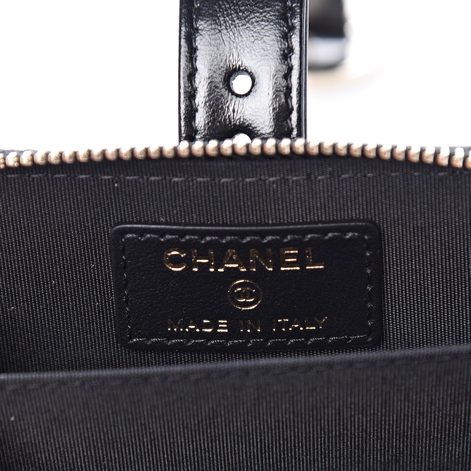 Chanel Shiny Lambskin Coin Purse Bracelet Black 5 of 7