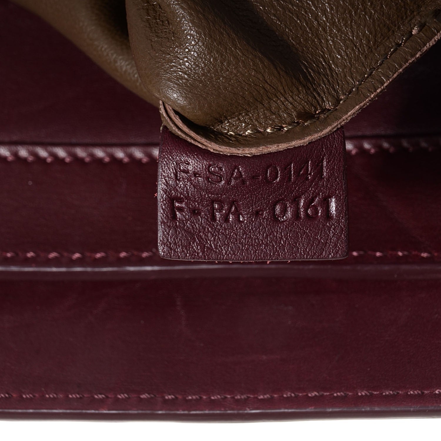 Celine Smooth Calfskin Mini Luggage Burgundy 6 of 8