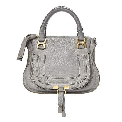 Chloe Calfskin Baby Marcie Satchel Cashmere Grey 1 of 9