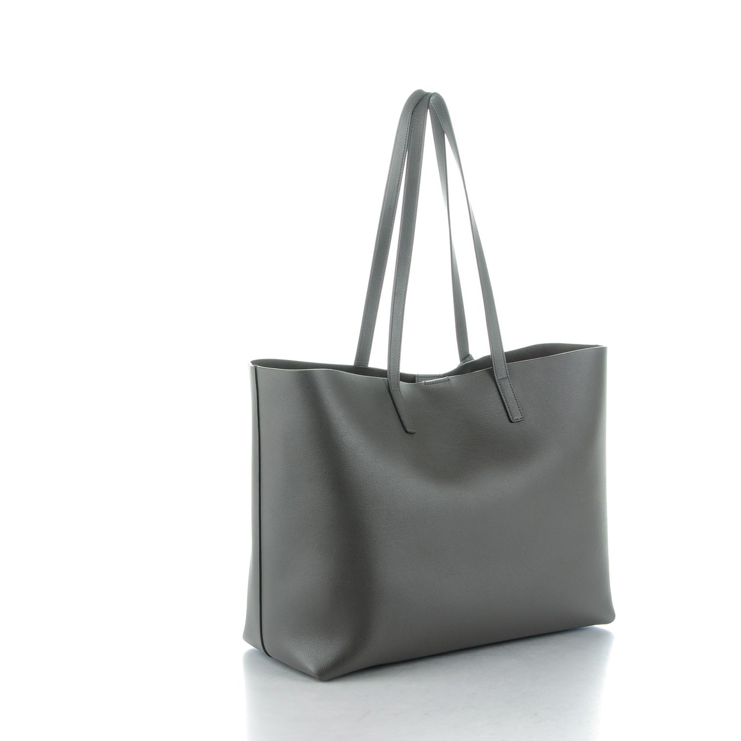 Calfskin Large Shopping Tote Dark Grey