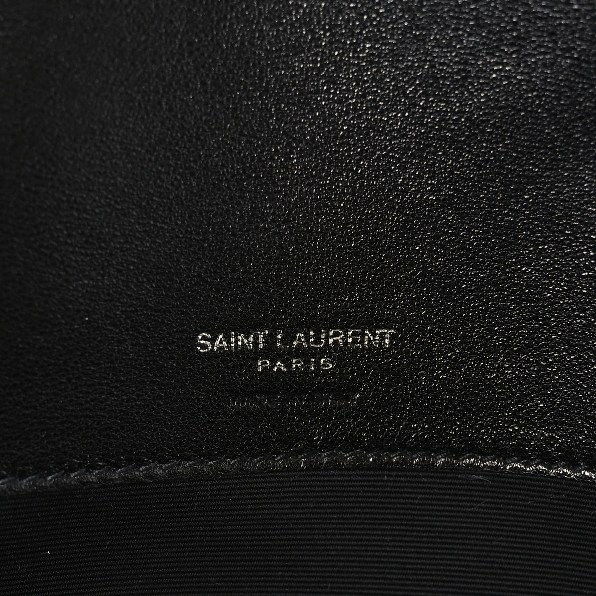 Saint Laurent Lambskin Chevron Quilted Medium Loulou Black 5 of 9