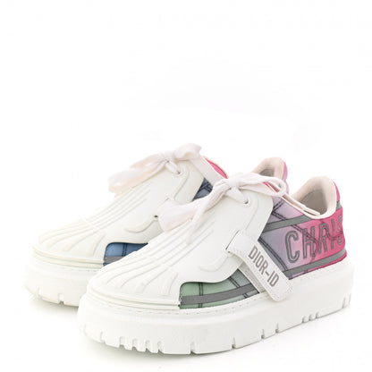 Christian Dior Nylon Shaded Dior-ID Platform Sneakers 36 Multicolor Framboise 3 of 8