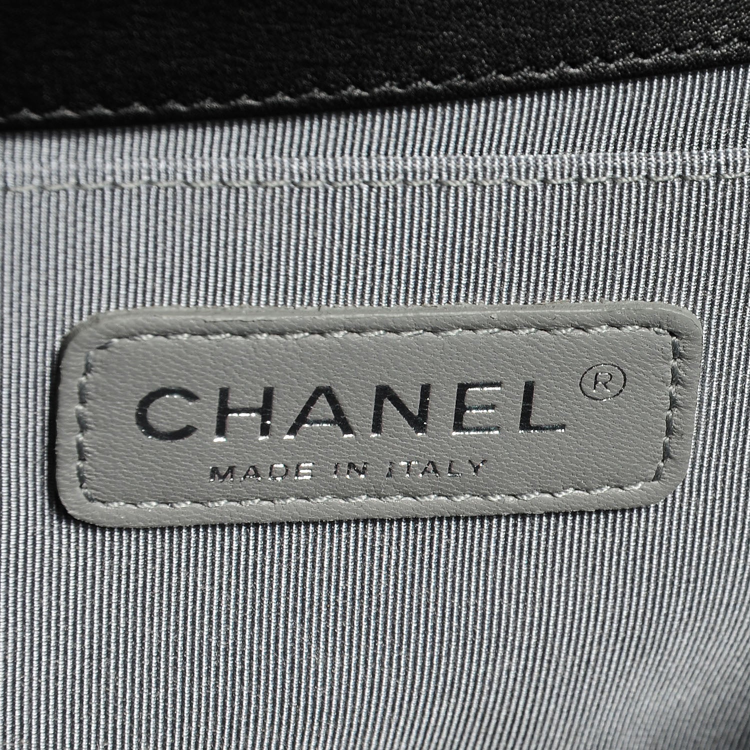 Chanel Metallic Calfskin Quilted Medium Boy Flap Black 8 of 9